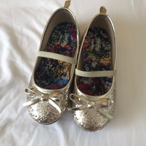 Toddler Girls Glitter Flats
